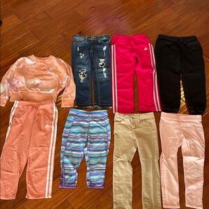 Adidas Kids Pink Track Pants